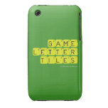 Game Letter Tiles  iPhone 3G/3GS Cases iPhone 3 Covers
