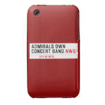 ADMIRALS OWN  CONCERT BAND  iPhone 3G/3GS Cases iPhone 3 Covers