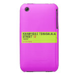Khanyisile Tshabalala Street  iPhone 3G/3GS Cases iPhone 3 Covers