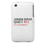 LONDON SOKAK İŞARETİ  iPhone 3G/3GS Cases iPhone 3 Covers