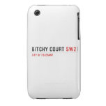 Bitchy court  iPhone 3G/3GS Cases iPhone 3 Covers
