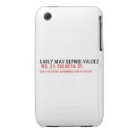 EARLY MAY SEPNIO-VALDEZ   iPhone 3G/3GS Cases iPhone 3 Covers