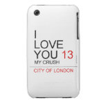 I Love You  iPhone 3G/3GS Cases iPhone 3 Covers