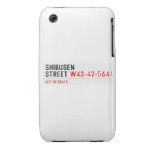 shibusen street  iPhone 3G/3GS Cases iPhone 3 Covers