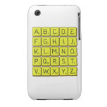 ABCDE
 FGHIJ
 KLMNO
 PQRST
 VWXYZ  iPhone 3G/3GS Cases iPhone 3 Covers