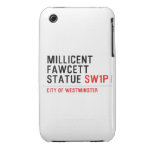 millicent fawcett statue  iPhone 3G/3GS Cases iPhone 3 Covers