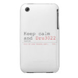 Keep calm and  iPhone 3G/3GS Cases iPhone 3 Covers