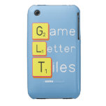 Game
 Letter
 Tiles  iPhone 3G/3GS Cases iPhone 3 Covers