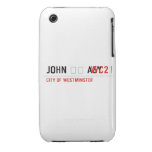 John ❤️ Aey  iPhone 3G/3GS Cases iPhone 3 Covers
