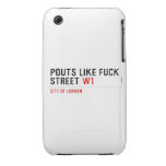 Pouts like fuck Street  iPhone 3G/3GS Cases iPhone 3 Covers