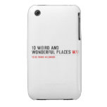 10 Weird and wonderful places  iPhone 3G/3GS Cases iPhone 3 Covers