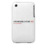 KwaMsunu Avenue  iPhone 3G/3GS Cases iPhone 3 Covers