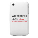 whitcrofts  lane  iPhone 3G/3GS Cases iPhone 3 Covers
