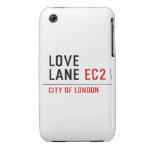 LOVE LANE  iPhone 3G/3GS Cases iPhone 3 Covers