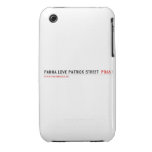 panna love patrick street   iPhone 3G/3GS Cases iPhone 3 Covers