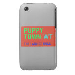 Puppy town  iPhone 3G/3GS Cases iPhone 3 Covers