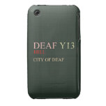 deaf  iPhone 3G/3GS Cases iPhone 3 Covers