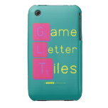 Game
 Letter
 Tiles  iPhone 3G/3GS Cases iPhone 3 Covers