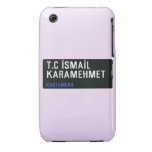 T.C İSMAİL KARAMEHMET  iPhone 3G/3GS Cases iPhone 3 Covers