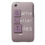 Game
 Letter
 Tiles  iPhone 3G/3GS Cases iPhone 3 Covers