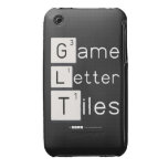Game
 Letter
 Tiles  iPhone 3G/3GS Cases iPhone 3 Covers