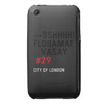 ---sshhhh! FLORAMAE    VASAY   iPhone 3G/3GS Cases iPhone 3 Covers