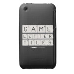 Game
 Letter
 Tiles  iPhone 3G/3GS Cases iPhone 3 Covers