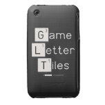 Game
 Letter
 Tiles  iPhone 3G/3GS Cases iPhone 3 Covers