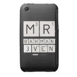 MR
 BAHMAN
 3VEN  iPhone 3G/3GS Cases iPhone 3 Covers