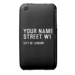 Your Name Street  iPhone 3G/3GS Cases iPhone 3 Covers
