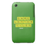 Game
 Letter
 Tiles  iPhone 3G/3GS Cases iPhone 3 Covers