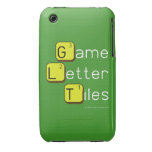 Game Letter Tiles  iPhone 3G/3GS Cases iPhone 3 Covers