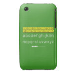 ABCDEFGHIJKLM
 NOPQSTUVWXYZ
 abcdefghijklm
 nopqrstuvwxyz  iPhone 3G/3GS Cases iPhone 3 Covers