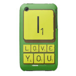 I
 LOVE
 YOU  iPhone 3G/3GS Cases iPhone 3 Covers
