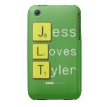 Jess
 Loves
 Tyler  iPhone 3G/3GS Cases iPhone 3 Covers