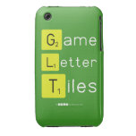 Game
 Letter
 Tiles  iPhone 3G/3GS Cases iPhone 3 Covers