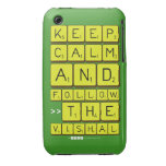 Keep
 Calm
 And
 Follow
 >>The
 Vishal  iPhone 3G/3GS Cases iPhone 3 Covers