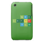 Game
 Letter
 Tiles  iPhone 3G/3GS Cases iPhone 3 Covers