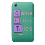 Game
 Letter
 Tiles  iPhone 3G/3GS Cases iPhone 3 Covers