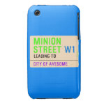 Minion Street  iPhone 3G/3GS Cases iPhone 3 Covers