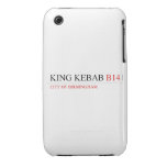 King Kebab  iPhone 3G/3GS Cases iPhone 3 Covers