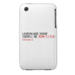 Laurenjade yusuf Jodrell rd  iPhone 3G/3GS Cases iPhone 3 Covers