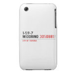 1-59-7  MIDORINO  iPhone 3G/3GS Cases iPhone 3 Covers