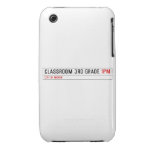 Classroom 3rd grade  iPhone 3G/3GS Cases iPhone 3 Covers