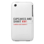 CUPCAKES AND  SHHHT  iPhone 3G/3GS Cases iPhone 3 Covers