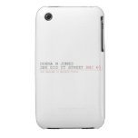 DoNNA M JONES  She DiD It Street  iPhone 3G/3GS Cases iPhone 3 Covers