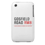 Gosfield Road  iPhone 3G/3GS Cases iPhone 3 Covers