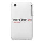 gabby's street  iPhone 3G/3GS Cases iPhone 3 Covers