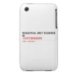 Industrial unit required  in   iPhone 3G/3GS Cases iPhone 3 Covers