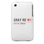 GRAY RD  iPhone 3G/3GS Cases iPhone 3 Covers